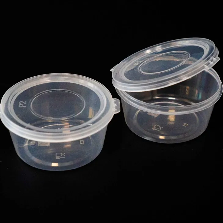 Crystal Clear Sauce Cups - Showcase Your Sauces Beautifully (2)